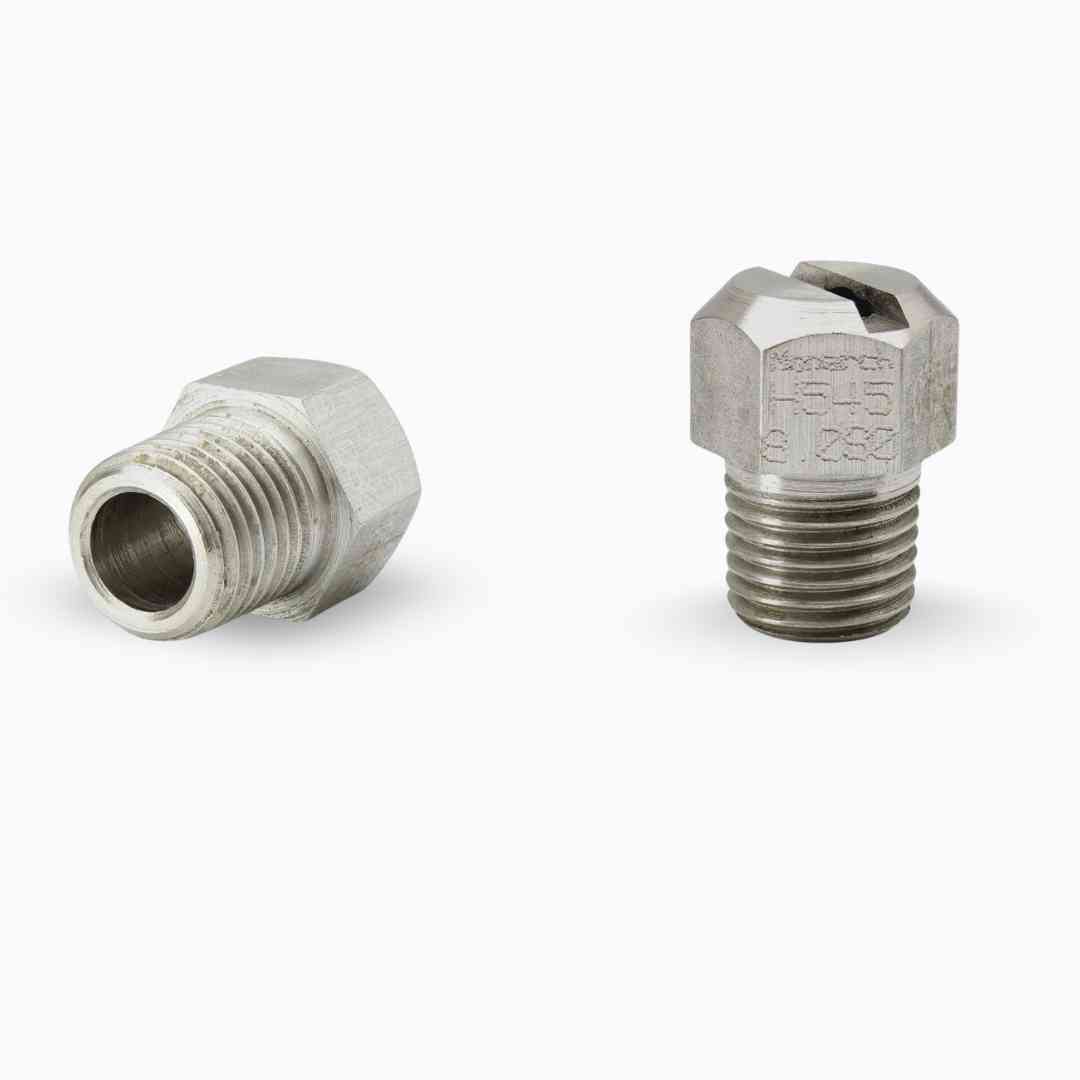 Monarch H-545 Flat Spray Water Nozzle for Industrial Washing Applications
